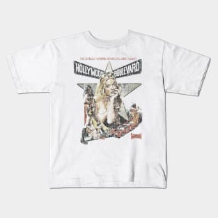 Hollywood Boulevard Vintage Cracked Kids T-Shirt